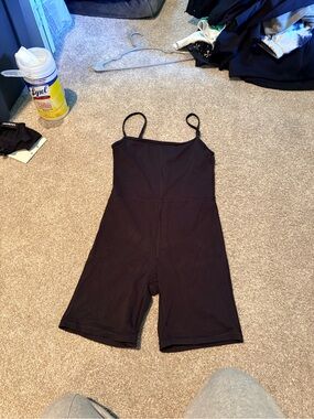 Wilfred Free Black Spaghetti-Strap Romper